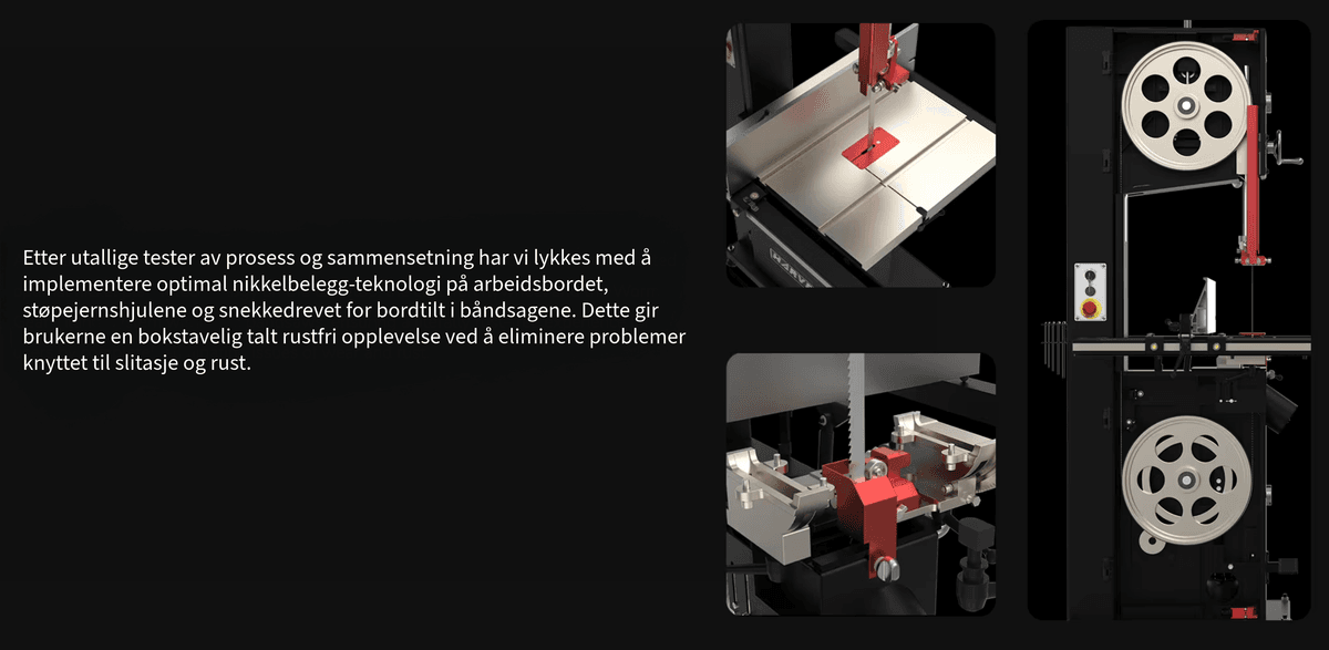 Harvey Båndsag  ALPHA HW615E 380mm 2.2kW Rustfritt stål