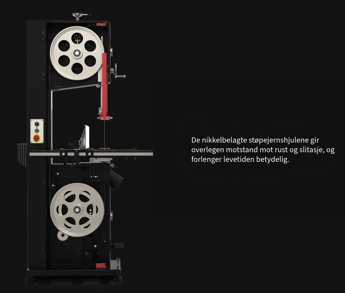 Harvey Båndsag  ALPHA HW615E 380mm 2.2kW Rustfritt stål