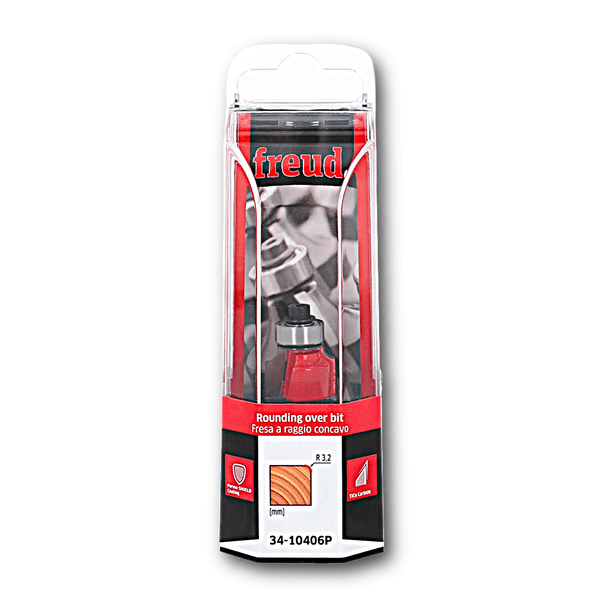 Hovedbilde Freud fresestål | Avrunding | 6 mm tange | m/lager | Treverk