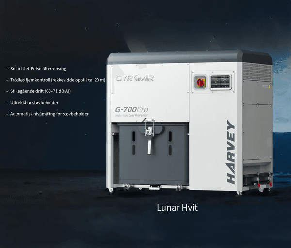 Hovedbilde HARVEY GYRO AIR G-700Pro Støv og Sponavsug