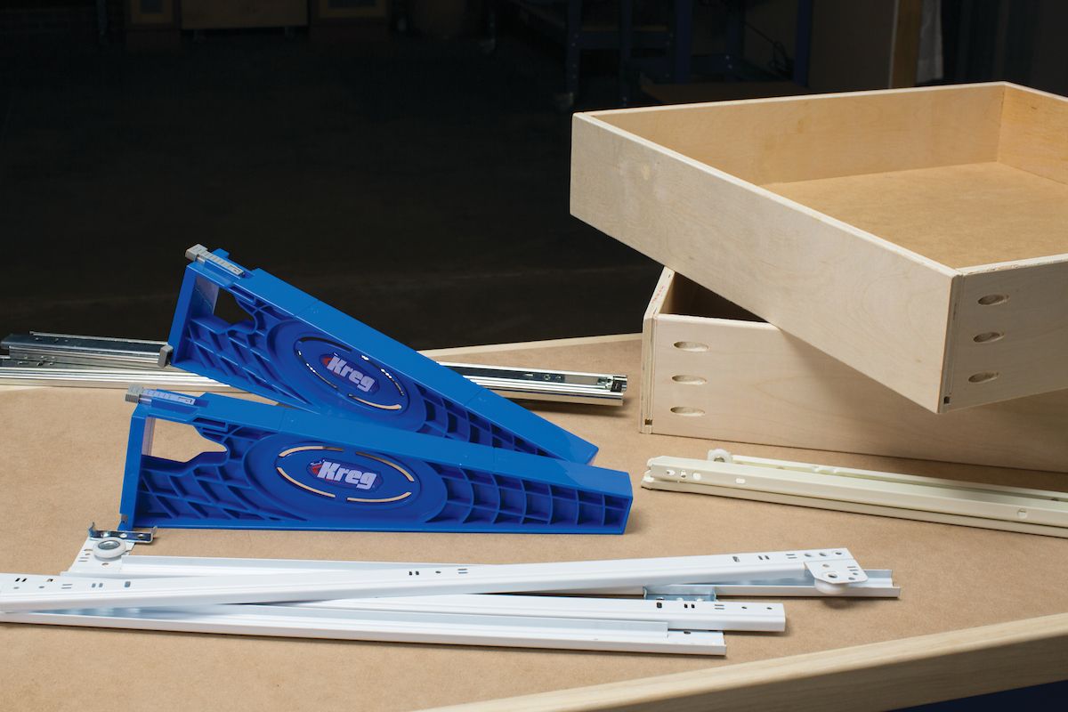 Kreg Monteringsjigg for skuffeskinner