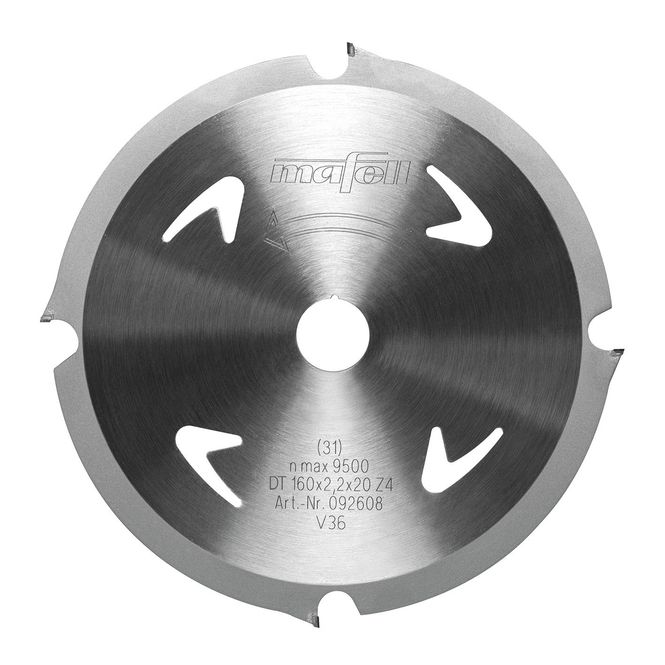 Hovedbilde MAFELL KSB-AM160 Diamantsagblad 160×20 mm – Z4 – Sement- og gipsplater