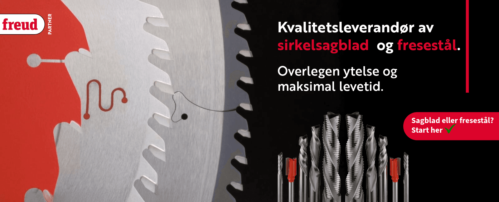 sirkelsagblad, sagblad, sagblad til bordsager, kapp og gjærsag, fresestål, utfresing, Scandic Tools, Freud, pakketilbud, rask levering,  Kantfres Fjærfres Kopifres Notfres Skivenotfres Falsfres Avrundingsfres Halvstaffres V-notfres Sinkefres Fasefresejern Kvartstaffres