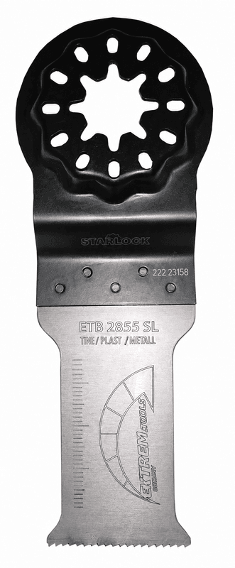 Multikutterblad for tre - plast - metall 28x55mm 5stk