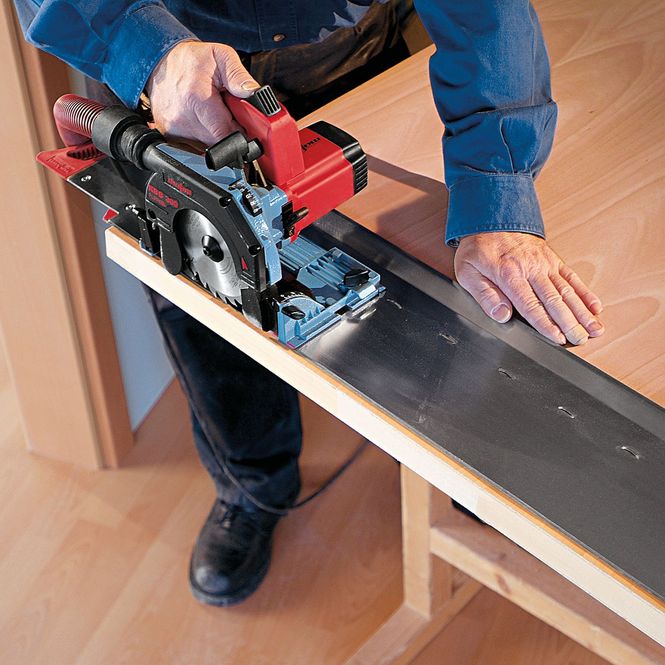 Hovedbilde MAFELL Flexi-skinne FX 140 – 1,4 m med flisbeskytter