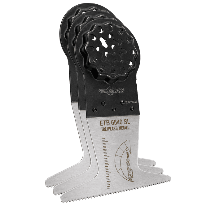 Hovedbilde Multikutterblad 3 stk for tre - plast - metall 65x40mm